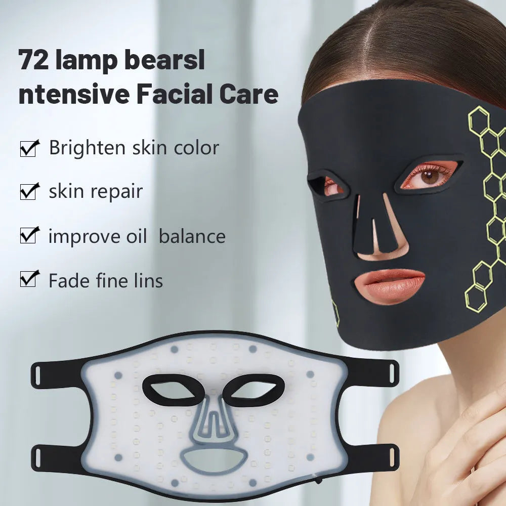LED Silicone Facial Device – Deep Cleansing & Skin Rejuvenation