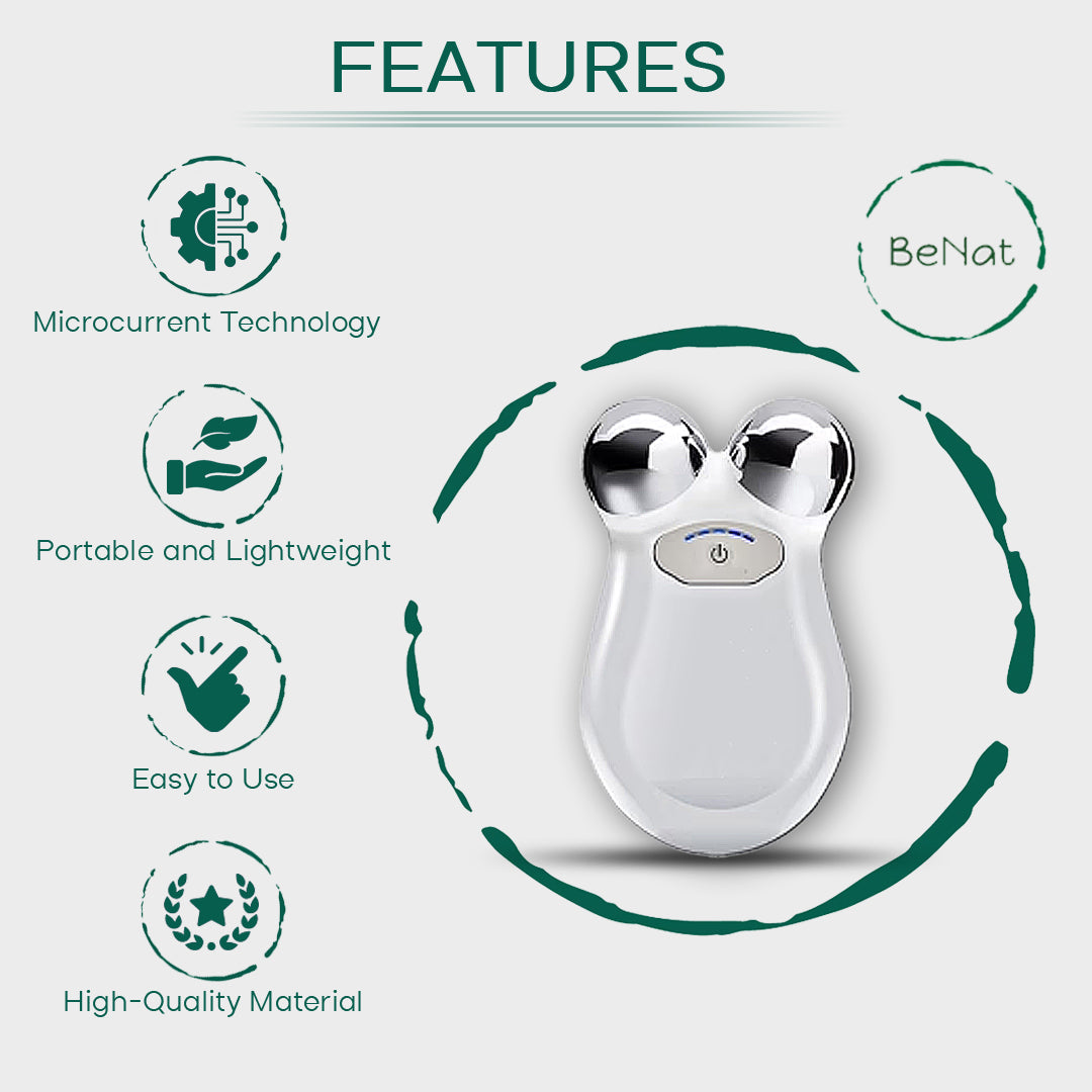 Microcurrent Facial Toning Device – Lift, Firm & Sculpt in Minutes