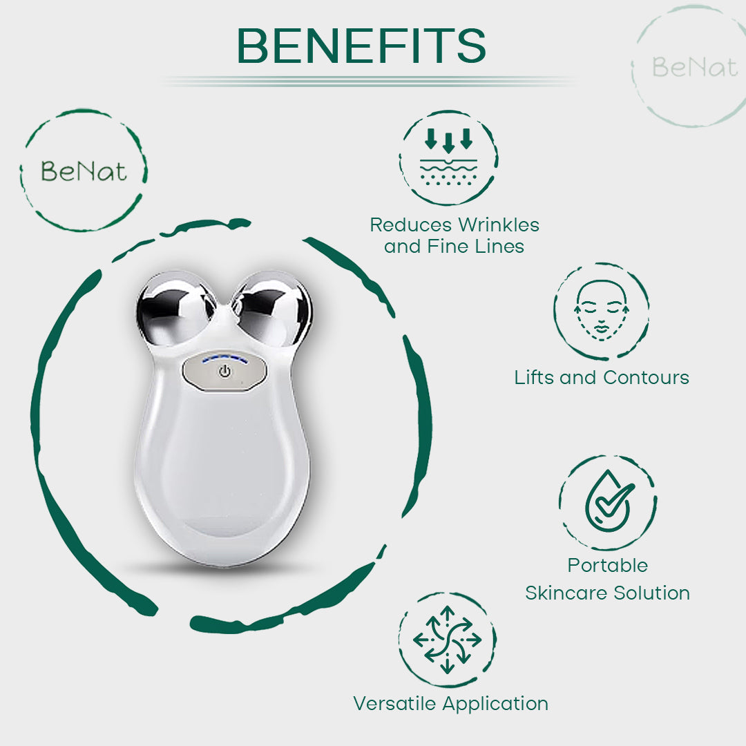 Microcurrent Facial Toning Device – Lift, Firm & Sculpt in Minutes