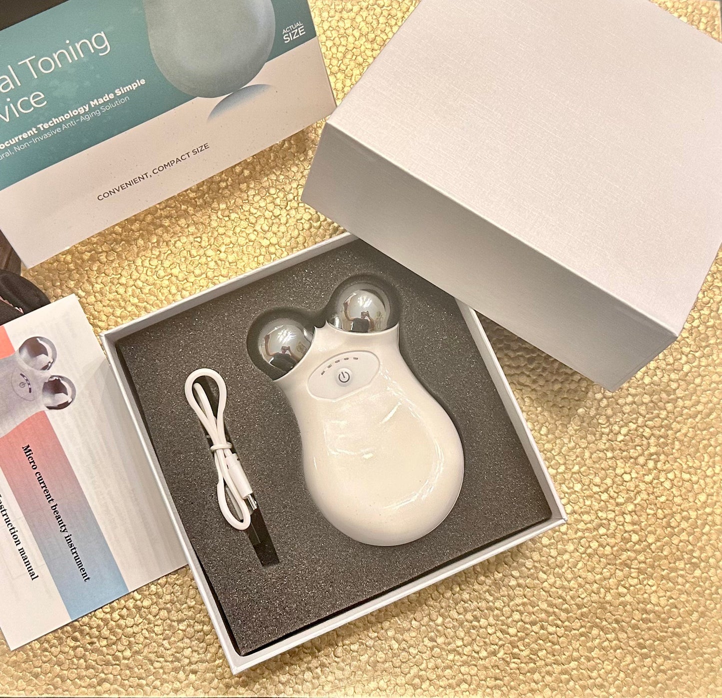 Microcurrent Facial Toning Device – Lift, Firm & Sculpt in Minutes