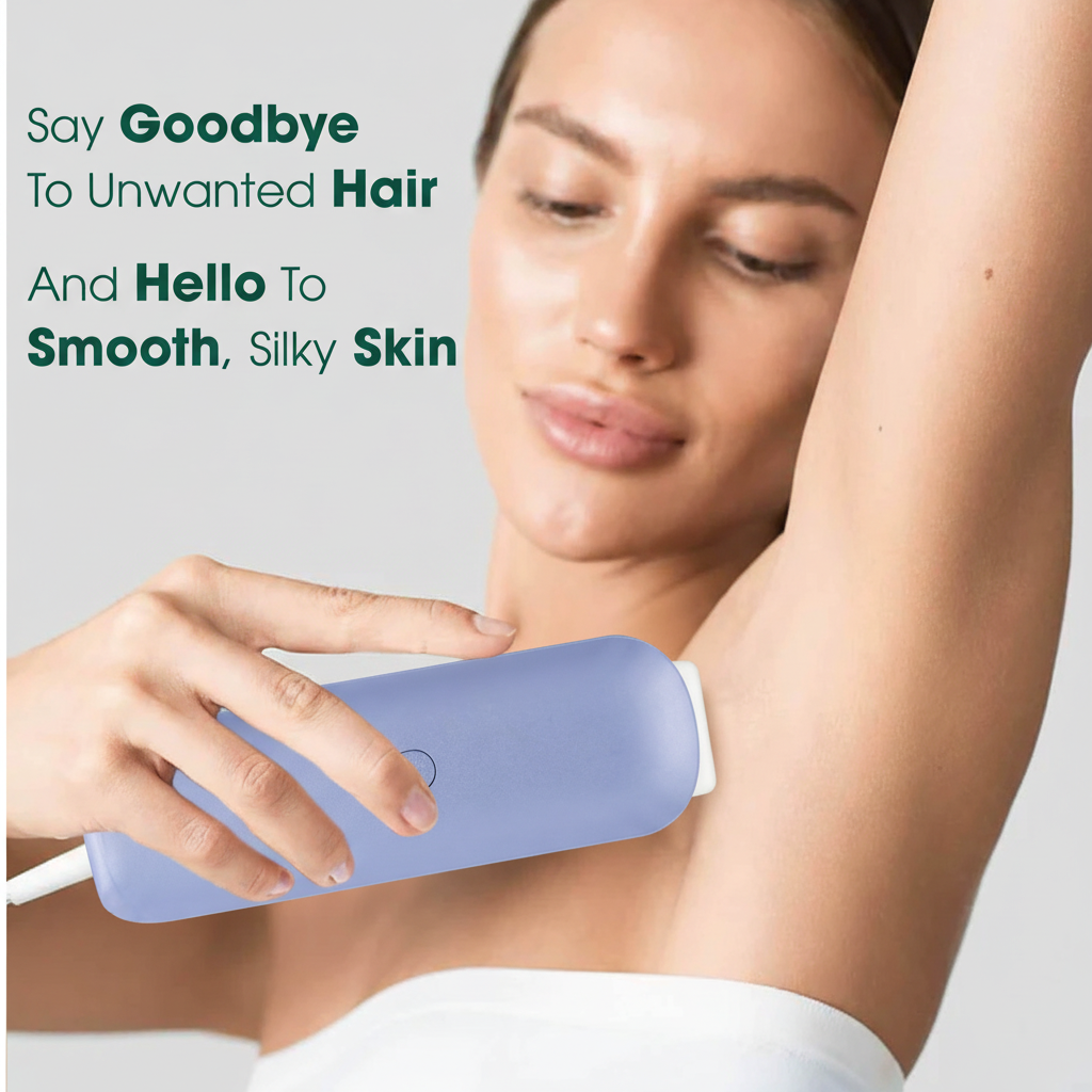 Laser IPL Hair Removal – 999,000 Flashes, Painless & Long‑Lasting Results